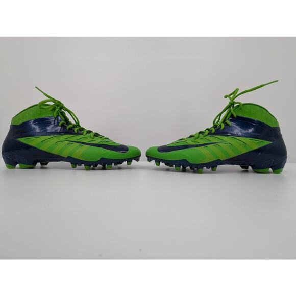 Nike Vapor Pro Green & Blue Football Cleats Men's 13 543924-329 - Picture 5 of 8